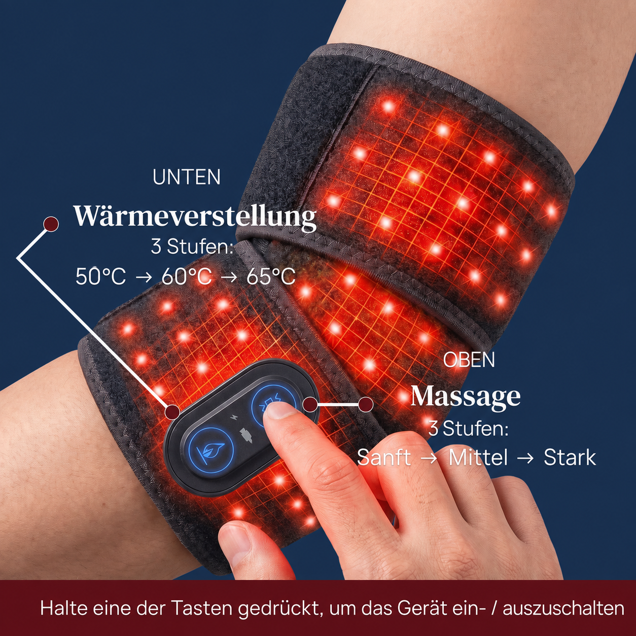 Relacur Rotlicht Ellenbogen Wrap