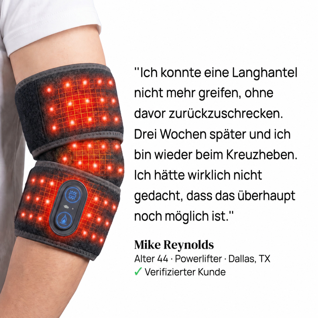 Relacur Rotlicht Ellenbogen Wrap
